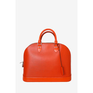 Louis Vuitton 2014 Orange Epi Alma PM Top Handle Bag